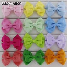 Babymatch 100 шт./лот 3 ''Grosgrain ленты Луки Волосы без клип бутик Обувь для девочек ленты с бантами Женские аксессуары для волос 2024 - купить недорого