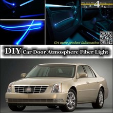 Для Cadillac DTS внутренняя настройка окружающего света атмосфера оптоволоконная лента освещение s внутренняя дверная панель Освещение Настройка 2024 - купить недорого