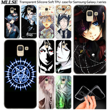 Funda de silicona Anime Black Butler Kuroshitsuji para Samsung Galaxy J2Pro J4 J6 J8 2018 J3 J5 J7 2016 2017EU Prime CORE Plus 2024 - compra barato