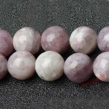 Frete grátis frete grátis pedra natural violeta lilás jaspe contas em solto 15 "strand 4 6 8 10 12mm escolher tamanho para jóias diy 2024 - compre barato
