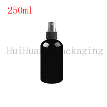 30pcs 250ml black Plastic Portable Spray Bottle Empty Perfume Bottles Refillable Mist Pump Perfume Atomizer Travel Accessories 2024 - buy cheap