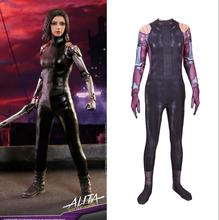 High quality Women Girls Alita : Battle Angel Cosplay Costume Zentai Bodysuit Suit Jumpsuits Carnival Halloween Costumes 2024 - buy cheap