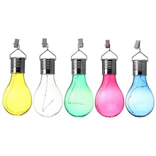 Colorful Home Garden Solar Light Bulb Waterproof Solar Rotatable Outdoor Garden Camping Hanging LED Light Lamp Bulb Decoration 2024 - buy cheap