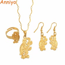 Anyyo png colares de macaco brincos, joias com anel para mulheres, moda étnica da papua nova guiné #112606 2024 - compre barato