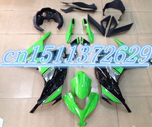 Dor-ABS Plastic Cowling Motorcycle Fairings For Kawasaki Ninja 300 131415 300/2502013 2014 2015 Complete Fairing Kit Green Black 2024 - buy cheap