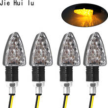 1 Pcs 12 Led Universal Motorcycle Turn Signal Light 12v Turning Indicator Blinker Flash Lamp Motor Refit 2024 - buy cheap