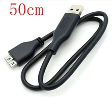 USB3.0 PC Charger+SYNC Cable for  LaCie Rikiki 500GB 301949 1TB 301952 short 50cm 2024 - buy cheap