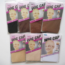 20PCS(10bags) Deluxe Wig Cap Mesh Wig Cap  Wig Liner Hairnet Snood Glueless Dome Wig Cap Stretchable Elastic Hair Net 7colors 2024 - buy cheap