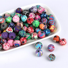 200pcs/lot 8mm Mixed Polymer Clay Spacer Loose Beads Diy Jewelry Accessories Making Material For Handmade Bracelet Necklace 2024 - buy cheap