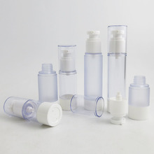 360 x 15ml 30ml 50ml Empty Transparent Frost  Airless Pump Cosmetic Bottles Travel Lotion Cream Bottles Vacuum Toiletries 2024 - buy cheap