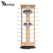 2017 Wholesale High-grade Wood Sunglass Racks Glasses Display Stand Wood Shelf Stand For 36 pairs Sunglasses Jewelry Display 2024 - buy cheap