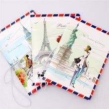 3D обложка для паспорта, сумка для карт, простой чехол, 14*9,6 см Miss And Dogs Love To Travel PVC кредитный держатель для карт, деловой держатель для карт 2024 - купить недорого