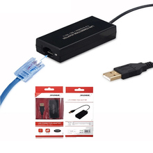 Для Nintendo Switch/для Wii U Lan адаптер подключения USB Ethernet Сетевая карта 100 Мбит/с USB 2,0 2024 - купить недорого