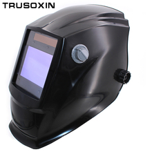 Máscara de Soldadura con Sensor de arco din5-din13, oscurecimiento Solar automático TIG MIG MMA, casco de soldadura, lente, máscara facial, gran vista, Eara 4 2024 - compra barato