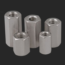 M5 M6 M8 304 Stainless steel Allen hexagonal extension nut connector female screw rod hex nuts Length 10mm-40mm 2024 - buy cheap