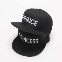 2017 new PRINCE PRINCESS Embroidery men women Snapback Hat Couple Baseball Cap Gifts For friendFashion Hip-hop Caps 2024 - buy cheap