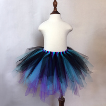 Черная/синяя/фиолетовая юбка-пачка для девочек, юбка-балерина для новорожденных, Летняя короткая юбка для девочек, юбка-пачка для вечерние н... 2024 - купить недорого