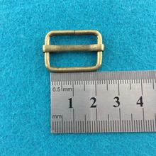 50 pcs/lot 20mm (0.8in)  Bronze Webbing adjustment buckle  suspenders buckles Belt Slider Third gear deduction  TQ521 2024 - buy cheap