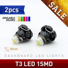 2pcs T3 1 SMD 1210 3528 LED 1SMD B8.5D Car Interior Dashboard Light Bulbs LED Auto LED Car Lights White red blue Green GLOWTEC 2024 - buy cheap