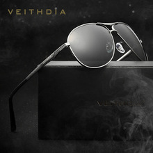 VEITHDIA Mens Sunglasses Brand Designer With Original Case Polarized Lens Vintage Sun Glasses oculos de sol masculino VT2556 2024 - buy cheap