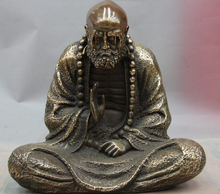 Estátua do budismo dharma 11, estátua de monge damo bodismo em bronze e cobre por dharma 2024 - compre barato
