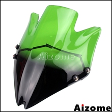 Motorcycle Windscreen Street Sport Green Windshield Wind Deflectors For Kawasaki Z750 Z750R 2007 08 09 10 11 2012 2024 - buy cheap