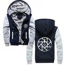 Anime fullmetal alquimista teamelric moletom homem inverno algodão manter quente hoodies hip hop jaquetas com capuz harajuku streetwear 2024 - compre barato