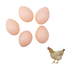 Искусственные поддельные пластиковые яйца для курицы, утиные, гусиные, для разведения люков, 5 шт./компл. 2024 - купить недорого