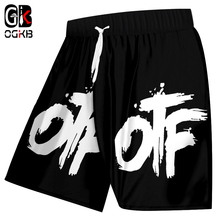 OGKB-camisetas de verano para hombre, pantalones cortos con estampado de moda OTF 3D, Bermudas, estilo hip hop Punk, de secado rápido, 5XL, 2018 2024 - compra barato