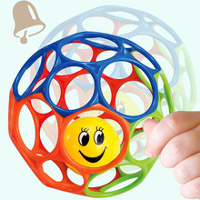 Juguete de pelota de colores para niños y bebés, juguete suave para morder, regalo para aprendizaje 2024 - compra barato