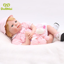 Reborn bebê, 22 polegadas, 55cm, silicone, bonecas reborn, brinquedos para crianças, presente realista 2024 - compre barato