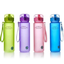 Leak Proof Sports Water Bottle High Quality Tour Hiking Portable  Bottles 400ml 560ml  BPA Free 2024 - buy cheap