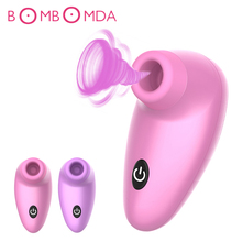 Vibrador para o clitóris e mamilo, estimulador da vagina e do clitóris, brinquedo sexual adulto para mulheres, de silicone, sucção, massageador 2024 - compre barato