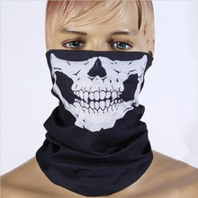 Terror Skull Mask Halloween Mask Horror Black Scarves Skull Scary Head Mask Anonymous Cosplay Halloween 5ZHH036 2024 - buy cheap