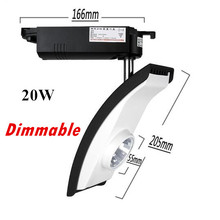 LED Track Light 20W Dimmable COB Rail Light Spotlight Lamp Replace 200W Halogen Lamp 110v 120v 220v 230v 240v Spot Lamp Bulb 2024 - buy cheap