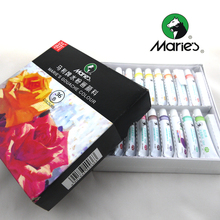 Marie's Gouache Paint Set 12/18/24/36 Colors 12ML Pigment Children Students Portable Sketch 2024 - buy cheap