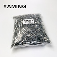 4mm2 E4012 Tube insulating Insulated terminals Cable Wire Connector Insulating Crimp Terminal 1000PCS/Pack 2024 - buy cheap