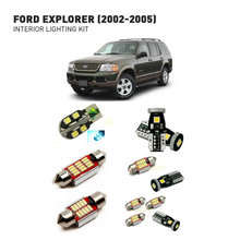 Светодиодные интерьерные огни для Ford explorer 2002-2005 12 шт. светодиодные лампы для автомобилей комплект освещения автомобильные лампы Canbus 2024 - купить недорого