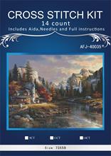 11/14/16/18/27 Cross stitch Set Lovely Counted Cross Stitch Kit Country house embroidery dim DMC ANCHOR 2024 - buy cheap