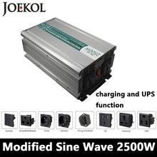 2500W Modified Sine Wave Inverter,DC 12V/24V/48V To AC110V/220V,off Grid Solar Power Inverter With Battery Charger And UPS 2024 - buy cheap