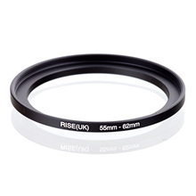 RISE(UK) 55-62MM 55 MM- 62 MM 55 to 62 Step Up Ring Filter Adapter 2024 - buy cheap
