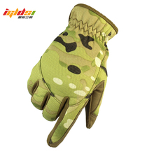 Men's Camouflage Tactical Gloves Army Full Finger Combat Gloves Anti-slip Thermal Airsoft Military Anti-Skid Bicycle Gloves 2024 - buy cheap