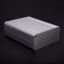 Caixa de alumínio para instrumentos, caixa de alumínio extrudido para projeto elétrico caixa de prata 110*88*38mm, 1 peça 2024 - compre barato