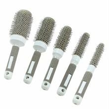 19/25/32/45/53mm 1pc Ceramic Ionic Round Comb Barber Hair Dressing Salon Styling Tools Brushes Hairbrush 2024 - buy cheap