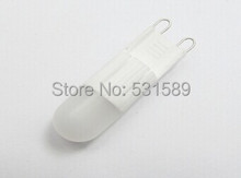Mini lâmpada de cerâmica led g9 ajustável 220v 3w, luz led fria/branca/quente branca, 50 peças 2024 - compre barato