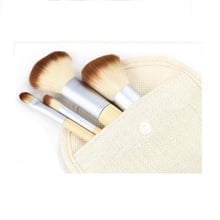 Professional 1set/4Pcs Brushes Earth-Friendly Bamboo Elaborate Cosmetic Makeup Brush Sets set de brochas de maquillaje 2024 - buy cheap