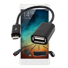Micro USB 2,0 хост-кабель OTG адаптер для Xiaomi Redmi Note 4 3 2/Redmi 3 Pro/Mi Note Prime Mi4 Mi3 Mi2A Mi-2S 1S Mi Max 2024 - купить недорого