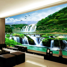 Beibehang-foto 3D personalizada, póster no tejido, HD, caídas, paisaje Natural, papel tapiz de Gran Mural, para sala de estar y dormitorio 2024 - compra barato