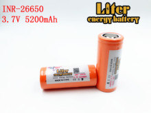 Batería recargable 26650, batería de litio 26650A, 3,7 V, 5200mA, 26650-50A, azul Adecuado para linterna 2024 - compra barato