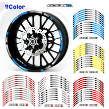 Motorcycles wheel stickers Reflective Rim moto Stripe Tape 17inch For SUZUKI GSX-R 250 400 600 1000 750 GSXR1000R 2024 - buy cheap